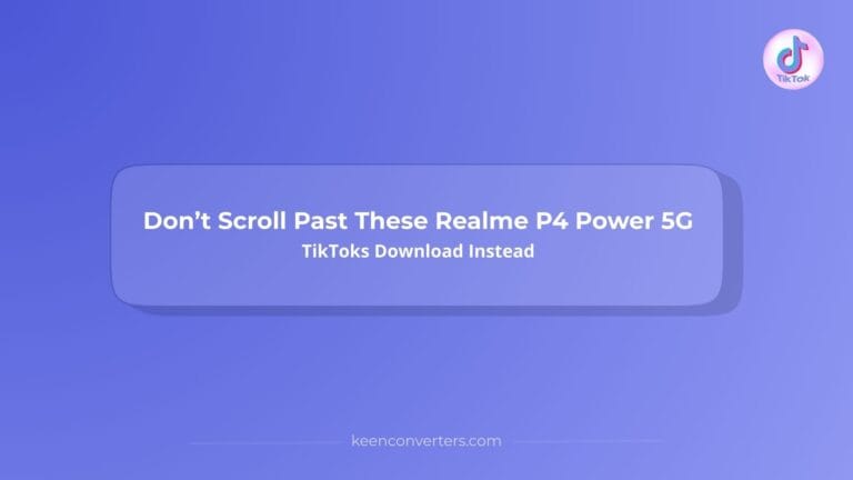 Read more about the article Don’t Scroll Past These Realme P4 Power 5G TikToks Download Instead