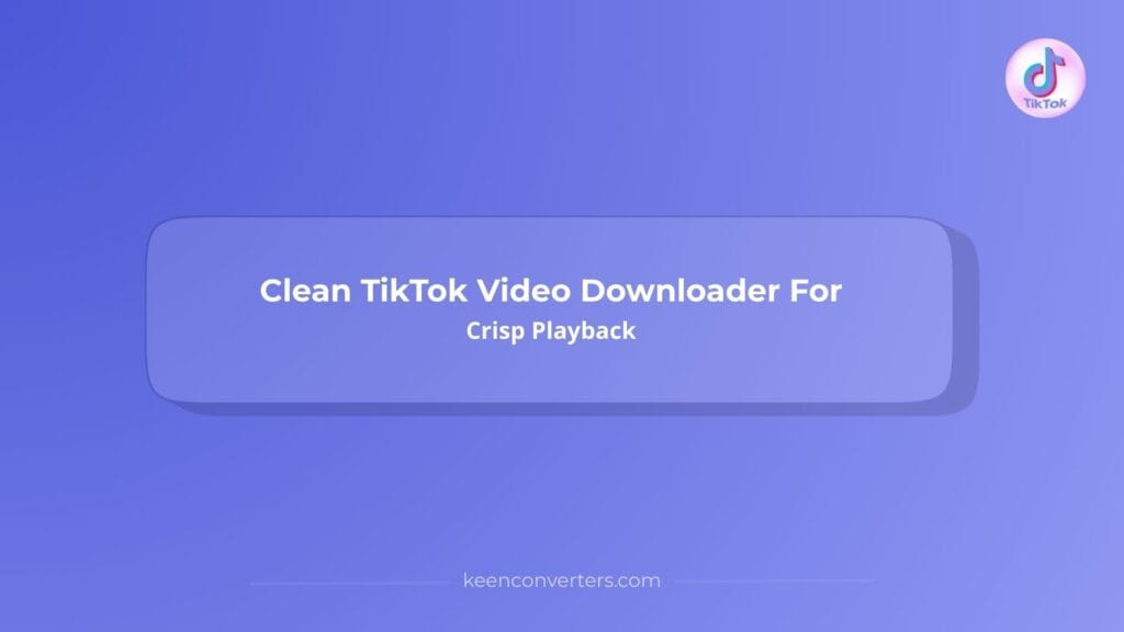 Read more about the article Clean TikTok Video Downloader For Crisp Playback